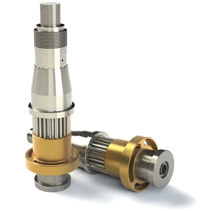 ensemble de pièces industriel usinée